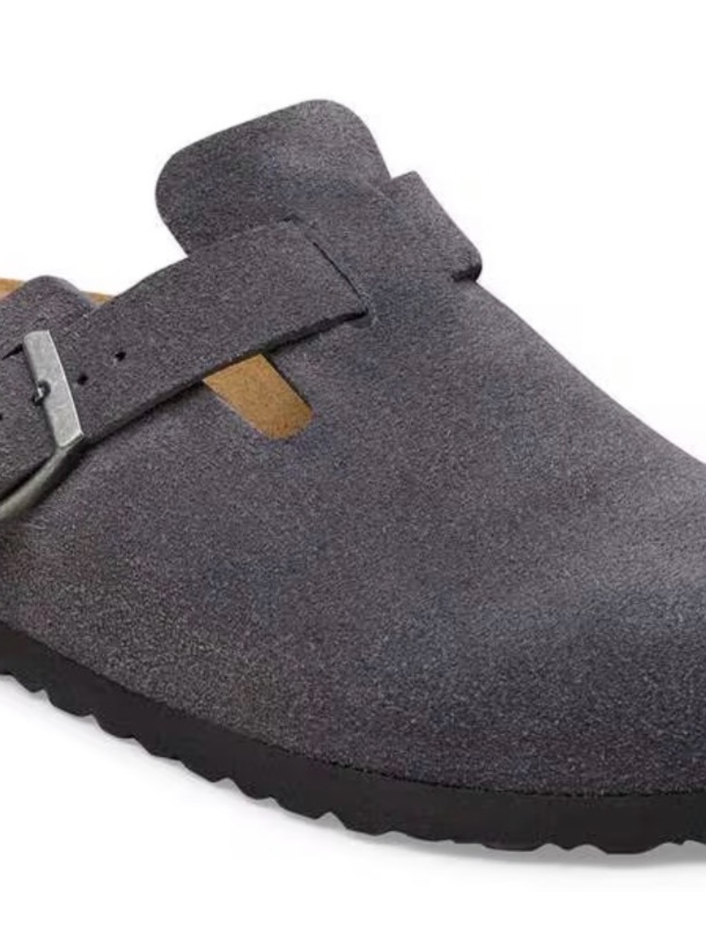 Minor wear & tear - Women’s Birkenstock Gray Charcoal Suede Leather Size 40